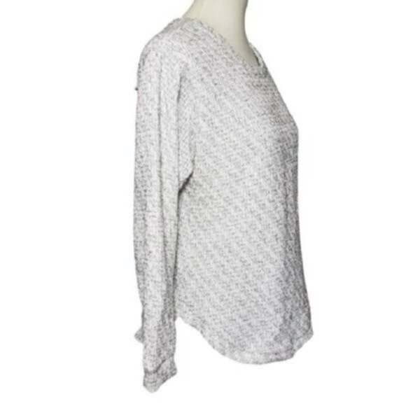 John Paul Richard Silver Tinsel Sweater Sz PL - Picture 7 of 14